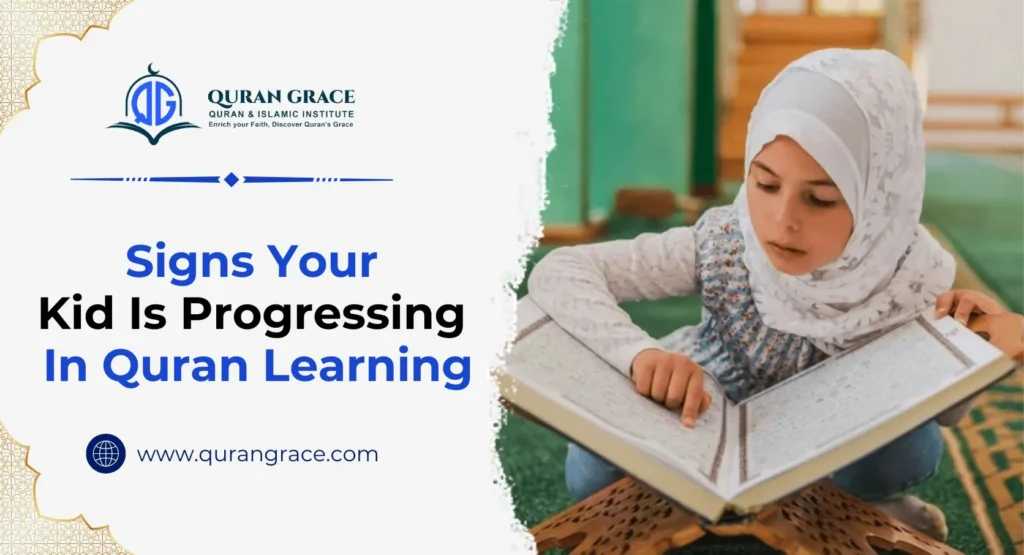 Kid Is Progressing in Quran Learning
